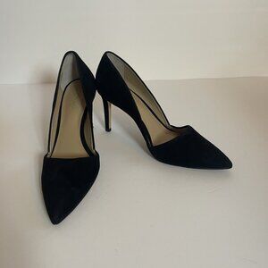 Ann Taylor Azra black suede leather pump